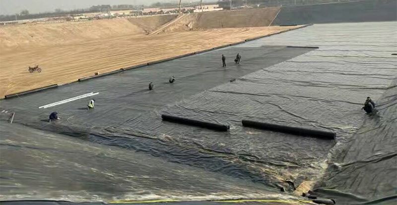 mining textured geomembrane liner